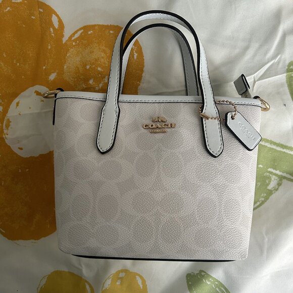 Coach White Mini City Bag - Picture 1 of 6
